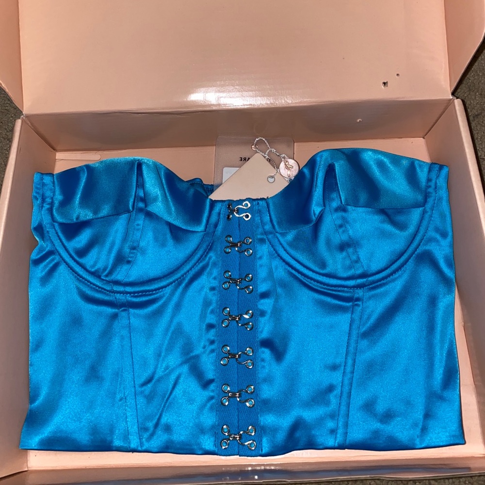 Electric blue top